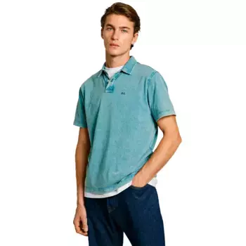 Поло с коротким рукавом Pepe Jeans Denim, синий