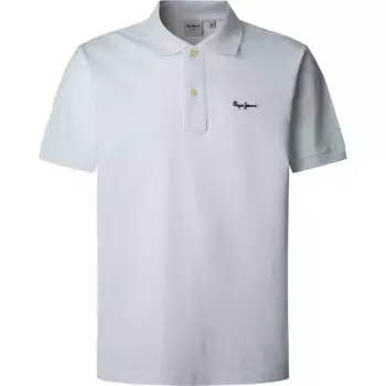 Поло с коротким рукавом Pepe Jeans Essential Contrast Logo, белый