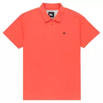 Поло с коротким рукавом Quiksilver MW Pique, красный