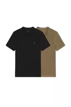 Поло с коротким рукавом reform, 2 упаковки Allsaints, черный