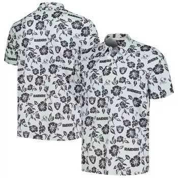 Поло с коротким рукавом Reyn Spooner Las Vegas Raiders, серебряный