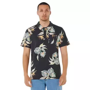 Поло с коротким рукавом Rip Curl Funt Times, черный
