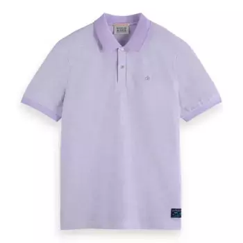 Поло с коротким рукавом Scotch & Soda 180101 Regular Fit, фиолетовый
