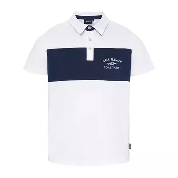Поло с коротким рукавом Sea Ranch Pelle, белый