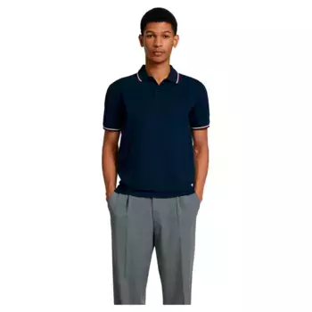 Поло с коротким рукавом Selected Atlas Sport Slim Fit, синий