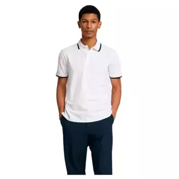 Поло с коротким рукавом Selected Atlas Sport Slim Fit, белый