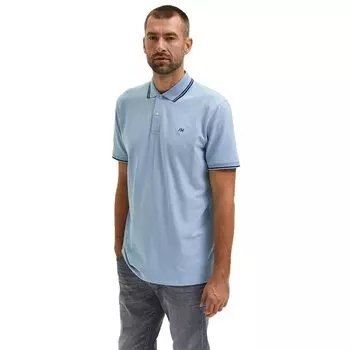 Поло с коротким рукавом Selected Aze Sport, синий