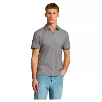 Поло с коротким рукавом Selected Fave, серый