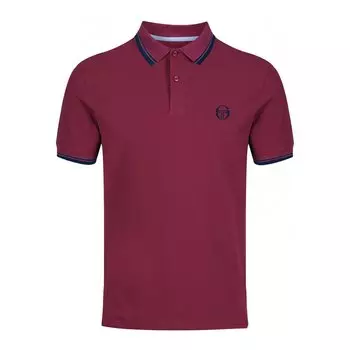 Поло с коротким рукавом Sergio Tacchini Stripe Iconic, красный