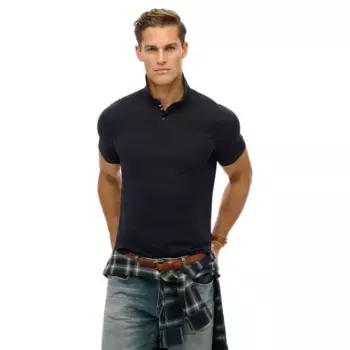 Поло с коротким рукавом Superdry City Pique, синий