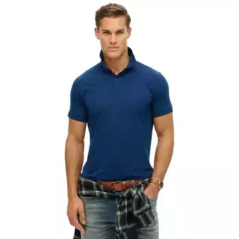 Поло с коротким рукавом Superdry City Pique, синий
