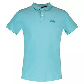 Поло с коротким рукавом Superdry Classic Piqu, синий