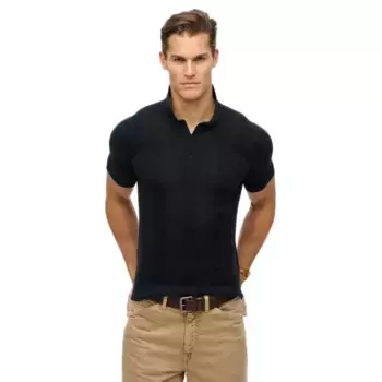 Поло с коротким рукавом Superdry M1110390A, черный