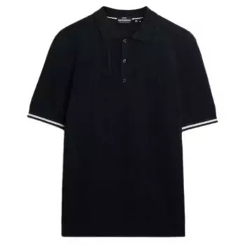 Поло с коротким рукавом Superdry M1110441A, черный