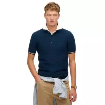 Поло с коротким рукавом Superdry M1110441A, синий