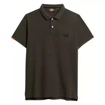 Поло с коротким рукавом Superdry Vint Destroy, зеленый