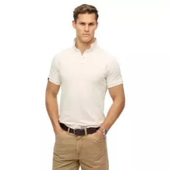 Поло с коротким рукавом Superdry Vint Destroy, белый