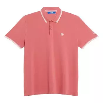 Поло с коротким рукавом Tbs Yvanepol, розовый