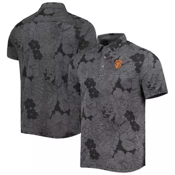 Поло с коротким рукавом Tommy Bahama San Francisco Giants, черный