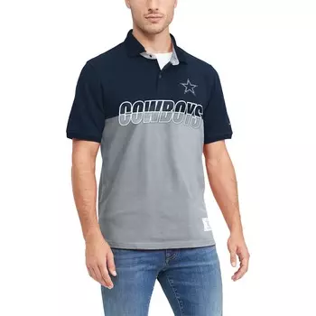 Поло с коротким рукавом Tommy Hilfiger Dallas Cowboys, серый