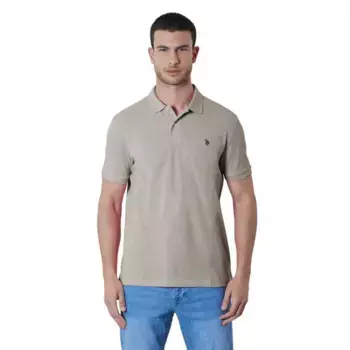 Поло с коротким рукавом U.s. Polo Assn. King, бежевый