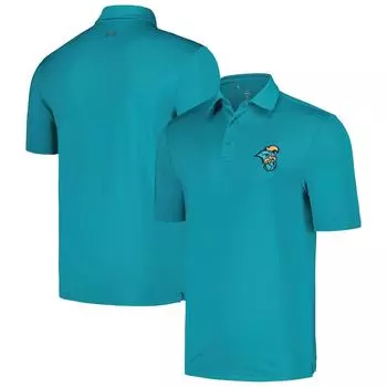 Поло с коротким рукавом Under Armour Coastal Carolina Chanticleers, бирюзовый