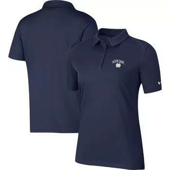 Поло с коротким рукавом Under Armour Notre Dame Fighting Irish, нави