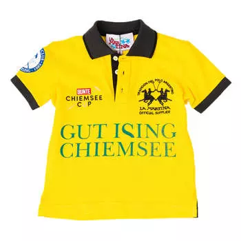 Поло с короткими рукавами и воротником с лацканами 2кп050 мальчик La Martina, мультиколор