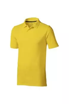 Поло с короткими рукавами «Калгари» Elevate, желтый