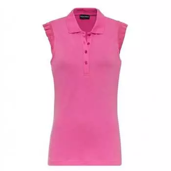 Поло с короткими рукавами Maddalena розового цвета GOLFINO