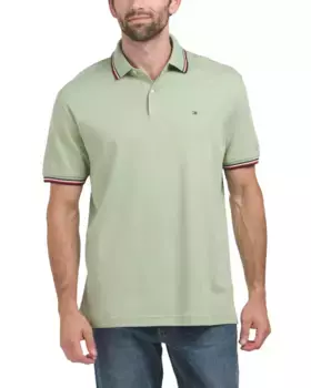 Поло с короткими рукавами Richard Tommy Hilfiger, зеленый