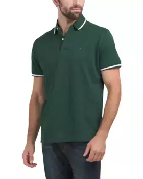 Поло с короткими рукавами Richard Tommy Hilfiger, цвет Hunter