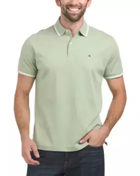 Поло с короткими рукавами Richard Tommy Hilfiger, зеленый