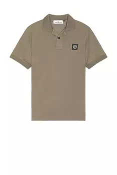 Поло с короткими рукавами Stone Island, цвет Walnut