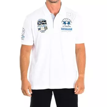 Поло с короткими рукавами tmp313 pk001 мужчина La Martina, белый