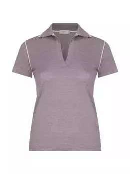 Поло с логотипом AGNONA