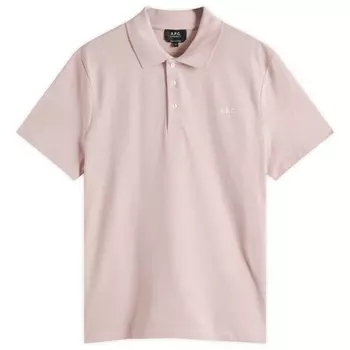 Поло с логотипом Carter A.P.C., розовый