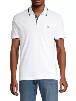 Поло с логотипом Original Penguin, цвет Bright White
