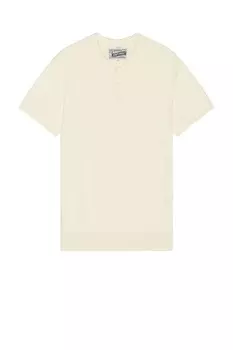 Поло с плетением корзин Schott, кремовый