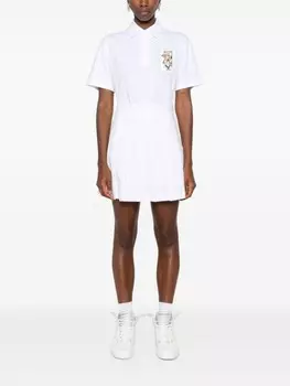 Поло с принтом плюшевого мишки Moschino, черный