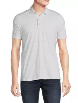 Поло с принтом Raffi, серый