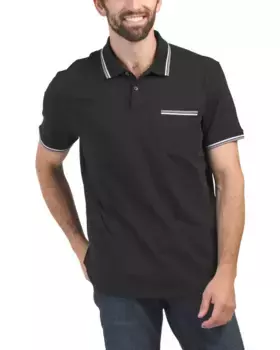 Поло с прорезными карманами Ben Sherman, черный