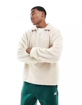 Поло с разрезом на шее бежевого цвета Jack & Jones