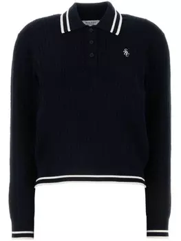 Поло с вышитым логотипом Sporty & Rich, синий