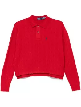 Поло с вышивкой Polo Pony Polo Ralph Lauren, красный