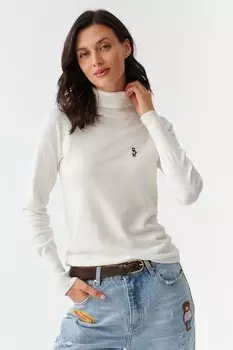 Поло с вышивкой Tatuum, белый