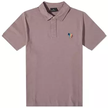 Поло с зеброй и широкими полосками Paul Smith, фиолетовый