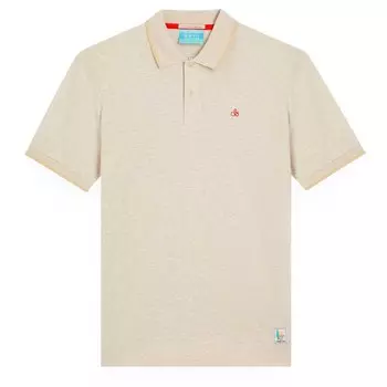Поло Scotch & Soda 175662, бежевый