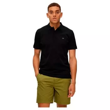 Поло Selected Dante, черный