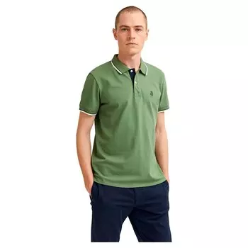Поло Selected New Season, зеленый